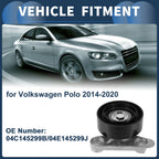 Belt Tensioner for Volkswagen Polo (2014–2020) No. 04C145299B/04E145299J Metal