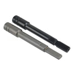 Set of 2 Multi Tool Bit Extender 1/4 Hex Adapter for Tight Spaces