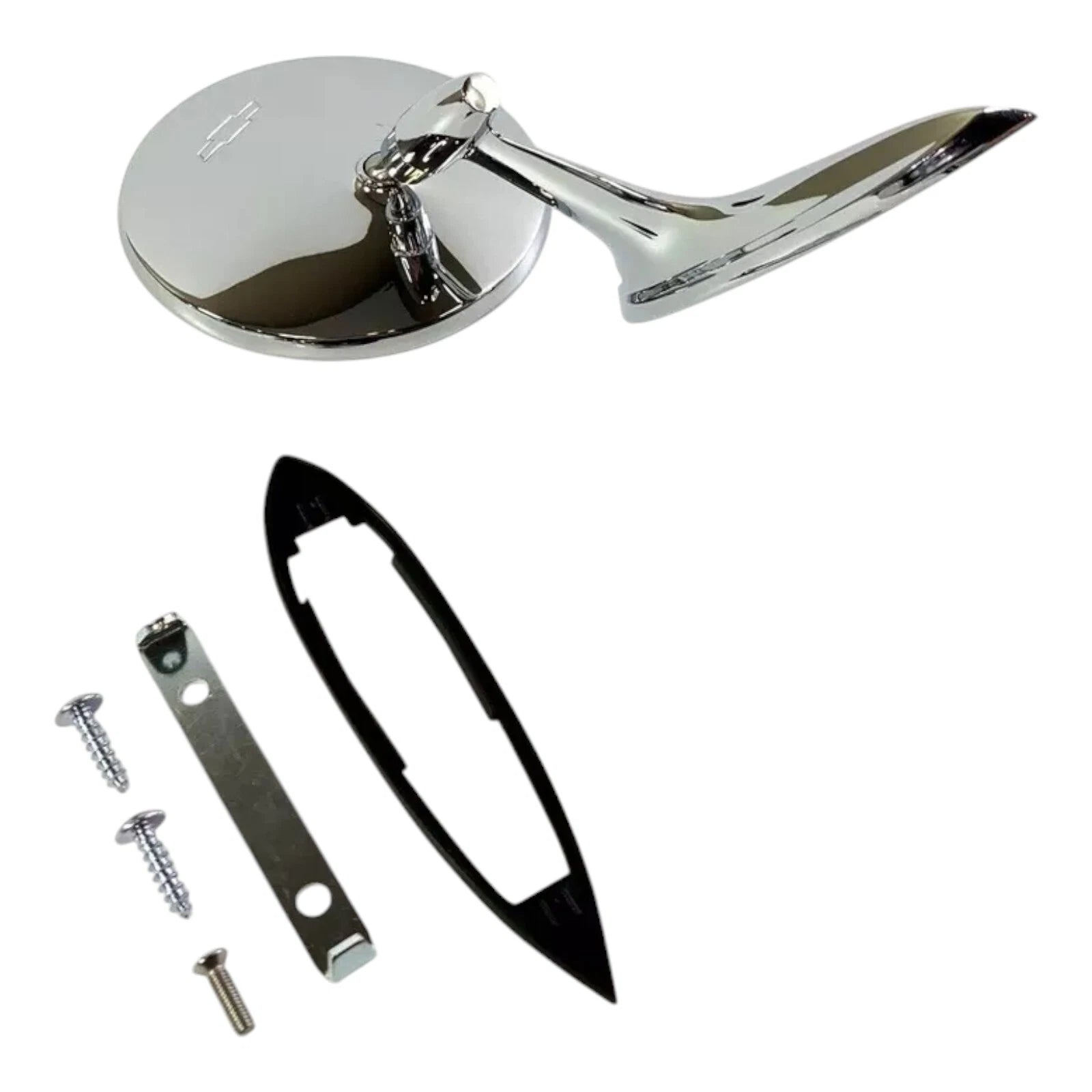 Door Side Mirrors Pair with Hardware for 1963-1964 Chevrolet Impala