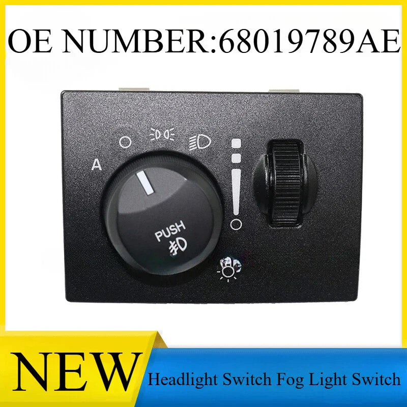 Headlight Switch Fog Light Switch for Dodge Challenger (2005–2012)
