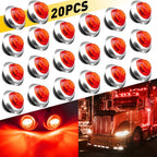 20X LED Red Marker Side Light Base for Truck (RV)
