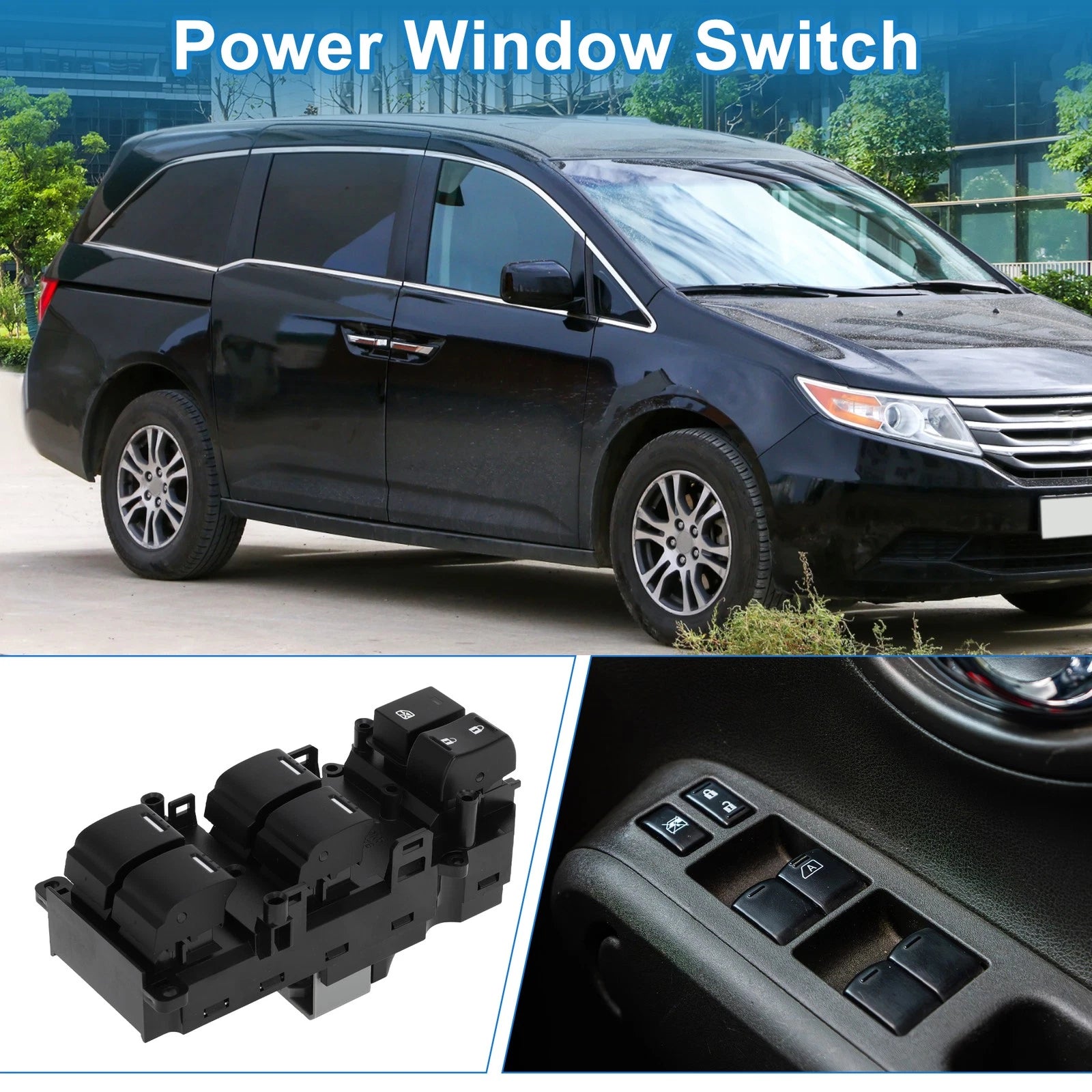 Power Window Switch for Honda Accord HR-V CR-V (No. 35750T6AJ51)