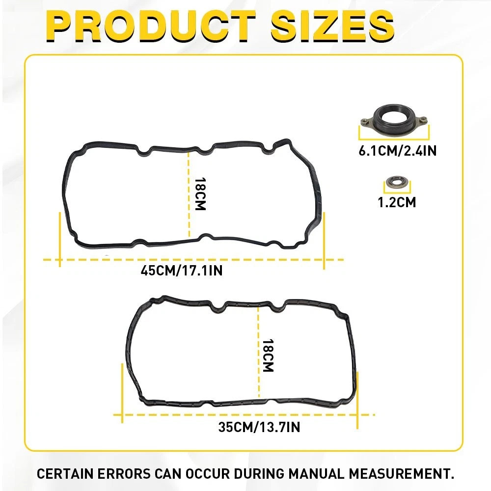Valve Cover Gasket Set 12050-5G0-000 for Acura MDX RLX (2014–2020)