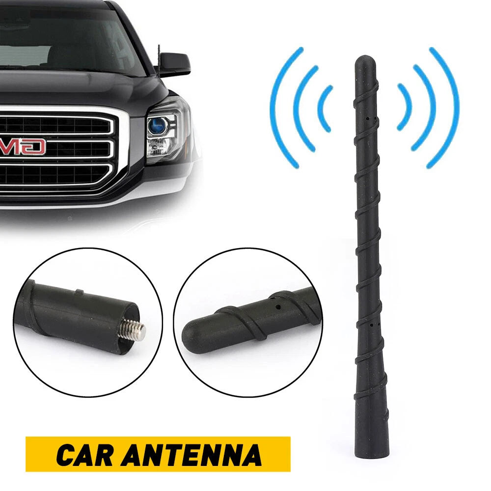 7" Short Black Rubber Spiral Antenna for Chrysler 200 (2011–2014)
