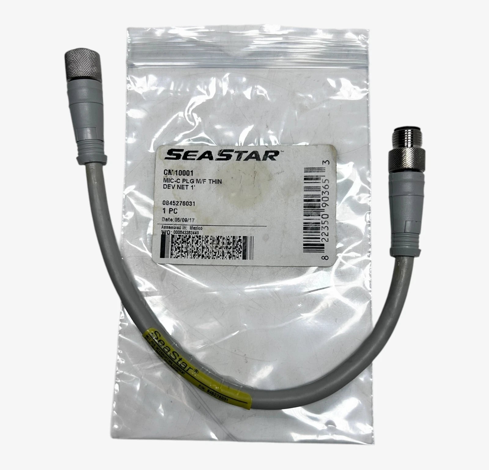 Marine Micro-C Male to Female Cable for SeaStar 845276031 (CM10001)
