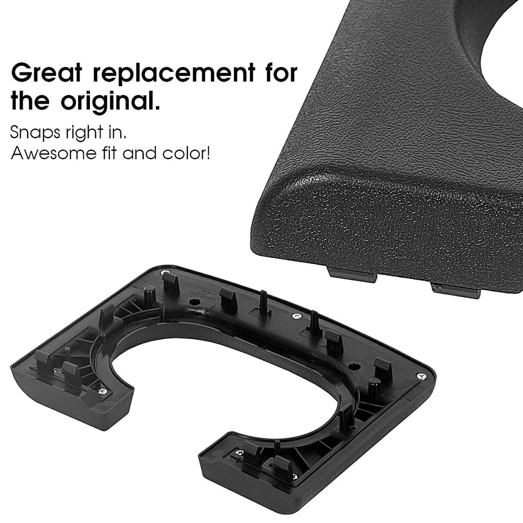 Center Console Cup Holder Armrest Cover Pad for Ford F150 (2004–2014)