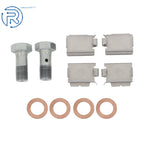 Set of 4 Brake Calipers for Jeep Liberty (2003–2007)