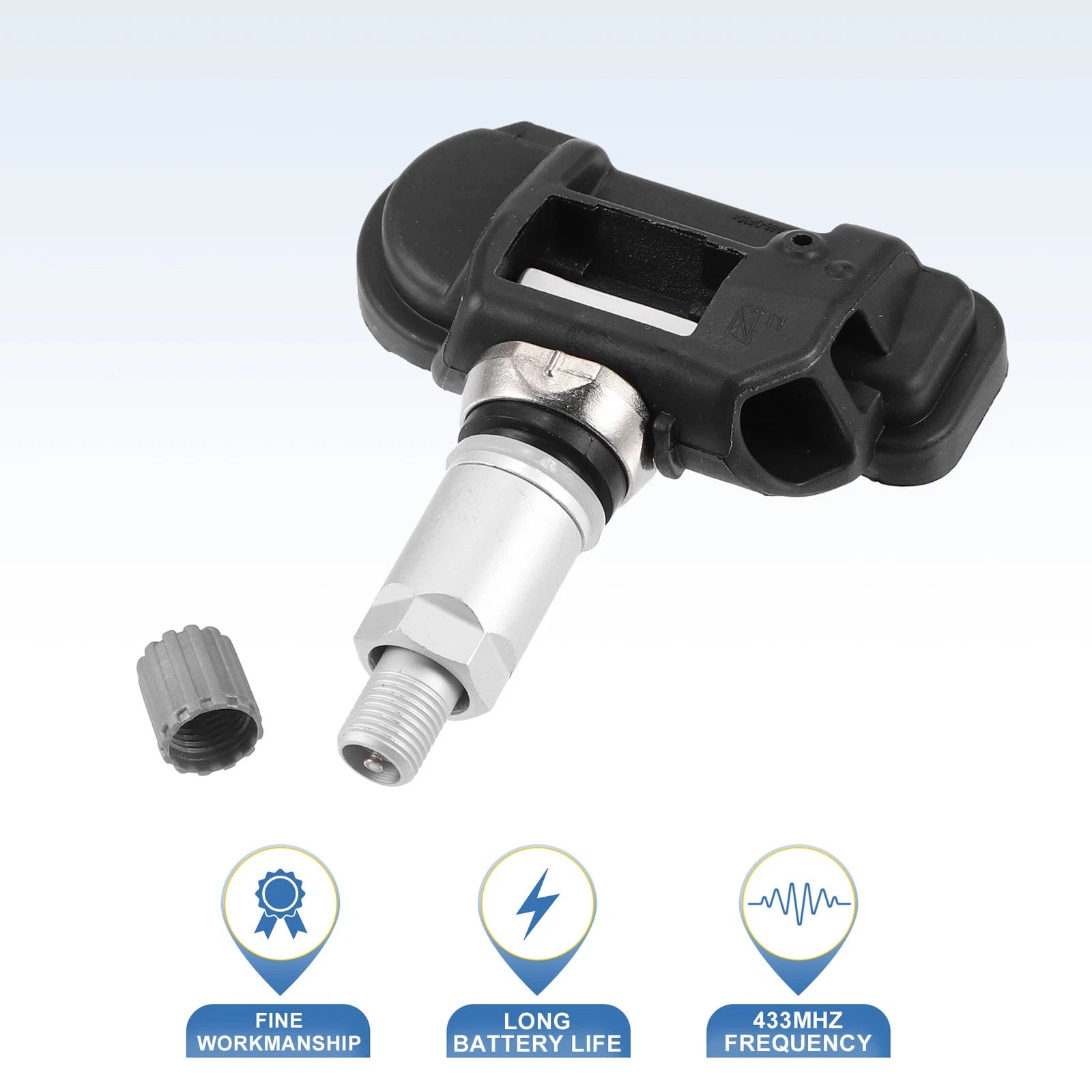 Set of 4 Tire Pressure Monitoring System Sensors for Mercedes-Benz (A0009050030)
