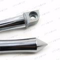 Chrome Footpegs for Kawasaki ZX750 Ninja (1987–1995) / ZX-9R (1994–1998)
