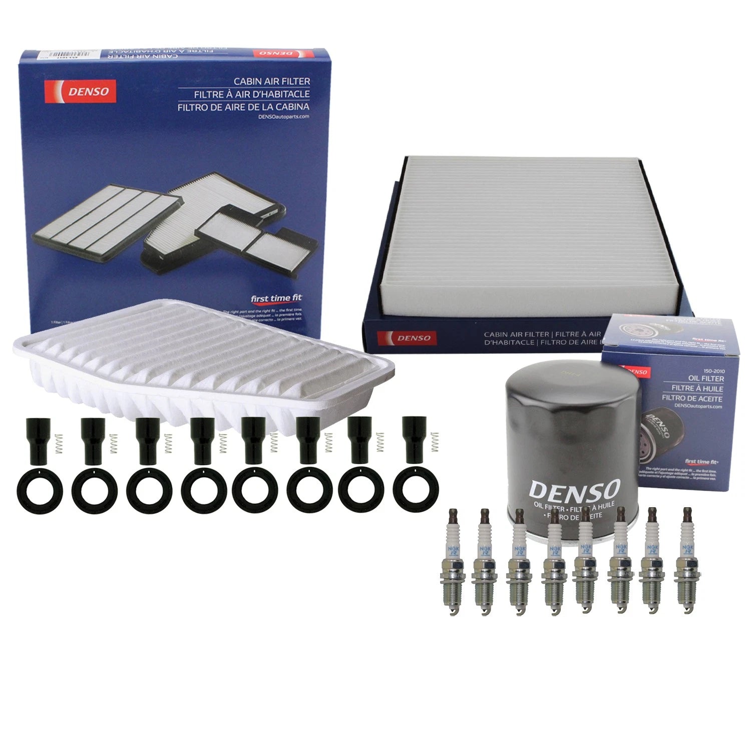 Tune Up Kit with 8 NGK Spark Plugs & Boots for Lexus GS430 SC430 (2001–2006)