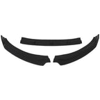 Matte Black 3PC Front Bumper Lip Spoiler for Hyundai Elantra (2017–2018)