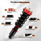 Coilovers for Honda Civic (1988–1991) - Adjustable Height Suspension Kit