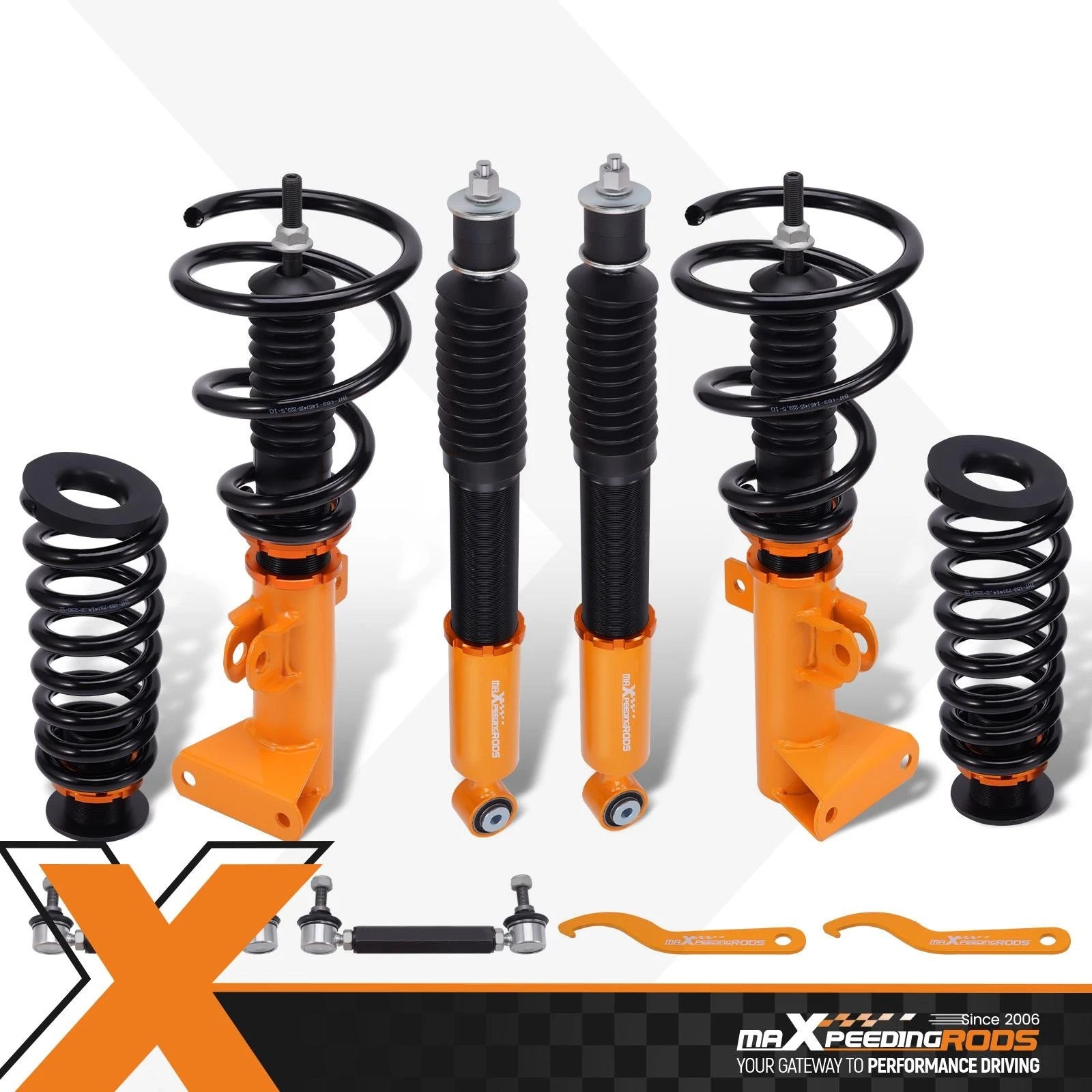 Coilovers Suspension Kit for Mercedes Benz W203 C220 C230 C240 C280 C320 (2000–2007)