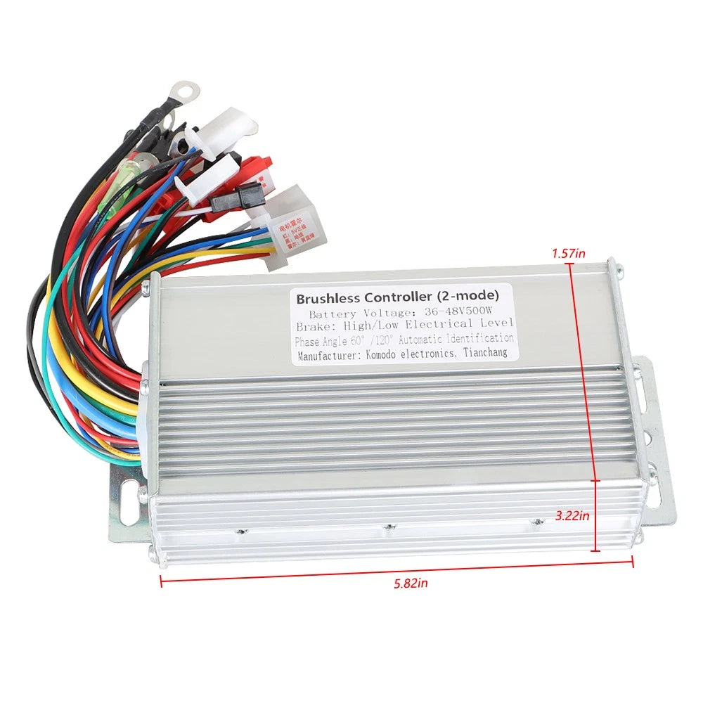 DC Brushless Motor Speed Controller for Electric E-bike Scooter (36V-48V)