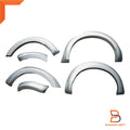 Brilliant Silver Fender Flares for Nissan Navara D23 Ute 21-24 Dual Cab
