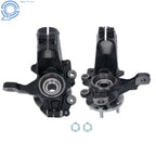 Set of 2 Front Steering Knuckles & Wheel Hub Bearings for Ford Focus (2015–2018)
