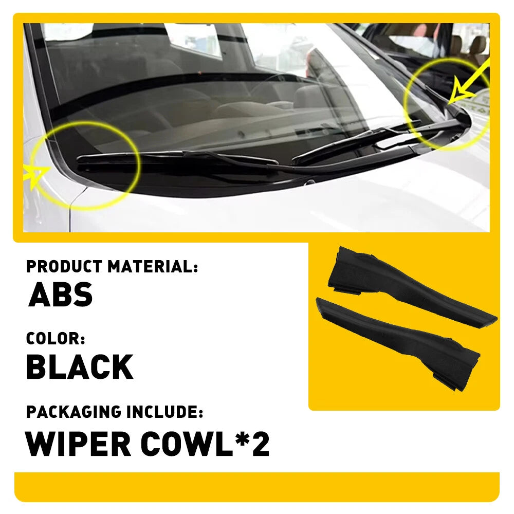 2X Front Windshield Wiper Cowl Cover Trim for Hyundai Tucson (2010–2015)