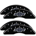 Black Caliper Covers Set Engraved for Chevrolet Silverado 3500HD (2020–2024)