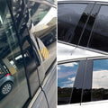 6PCS Door Window Pillar Trim Cover Kit Black for VW Jetta Sedan (2006–2010)
