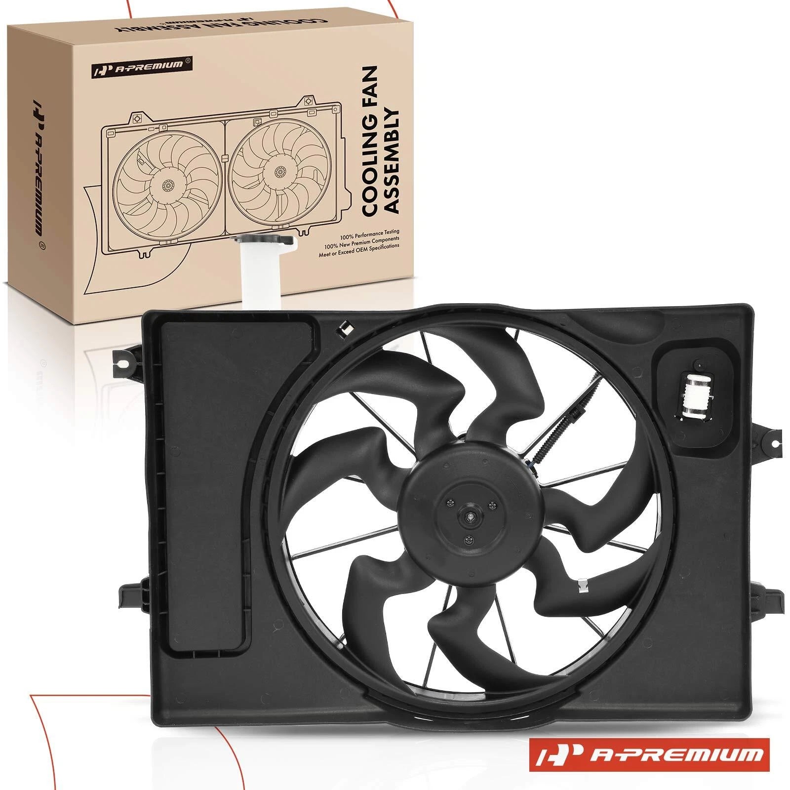 Cooling Fan Assembly for Kia Forte, Hyundai Elantra (2017–2020)
