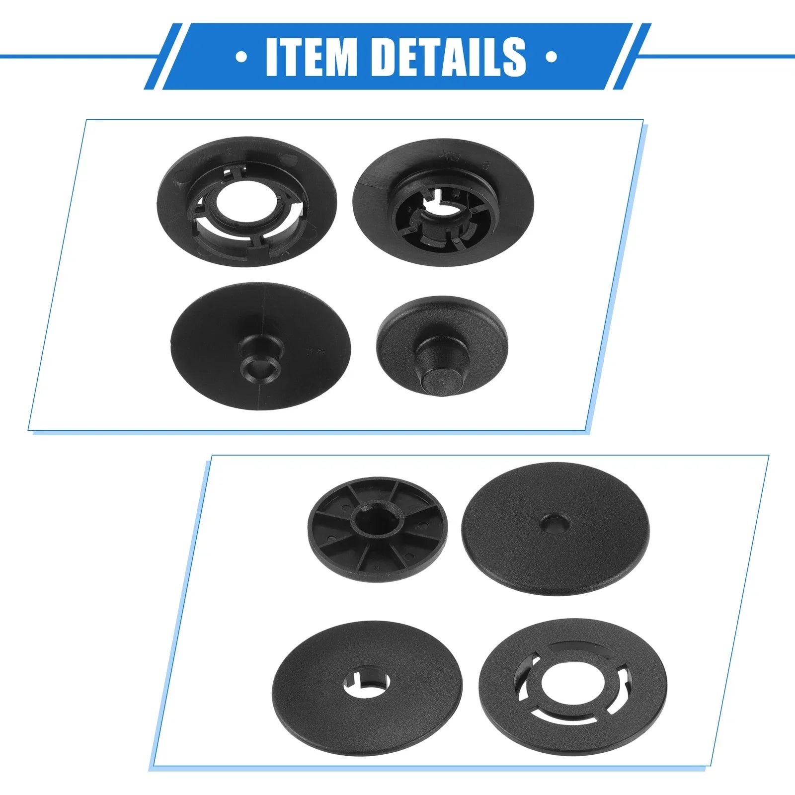 Kits Car Holder Retainer for Volkswagen Audi - Plastic Black