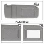 Sun Visor for Toyota Camry (2007–2011) - Right Side, Light Gray, W/Sunroof