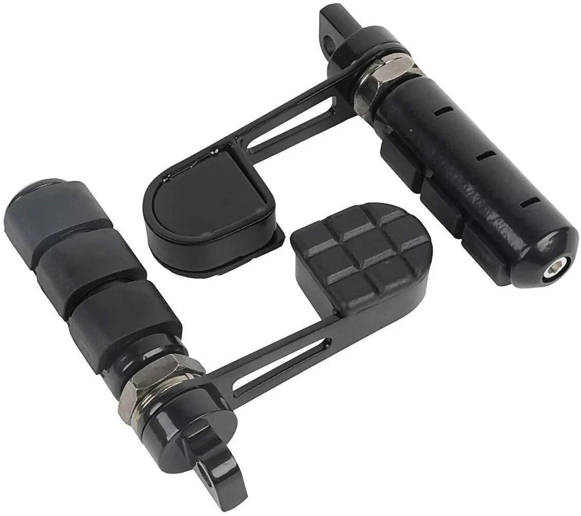 Foot Pegs Footrest Heel Rests for Harley Sportster XL 883 1200 Softail FXR