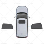 2X Rear Magnetic Window Sun Shades for Mazda CX-3 (2015–Current)