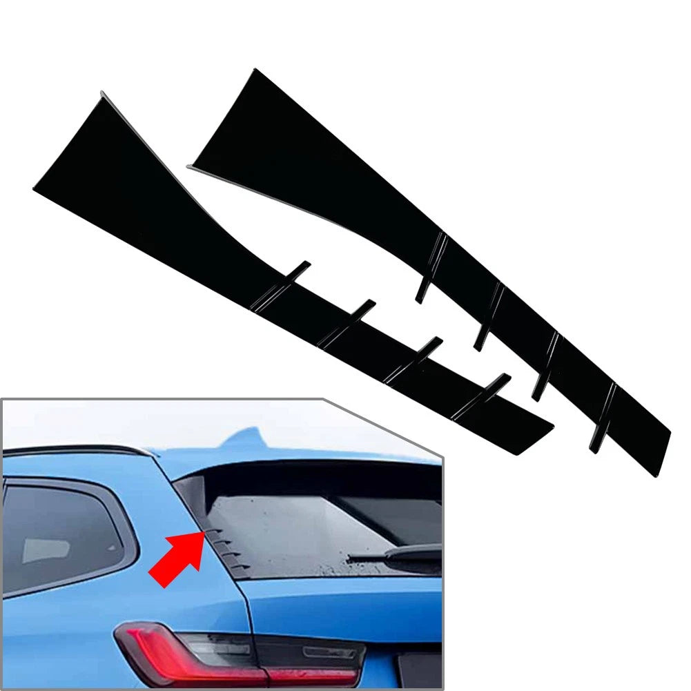 Rear Window Side Spoiler Wing Lip for BMW 3 Series G21 (2019–2024) Glossy
