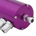 Aluminum Engine Oil Catch Tank 140ml + Filter for Universal Fit (1/2" & 5/8")