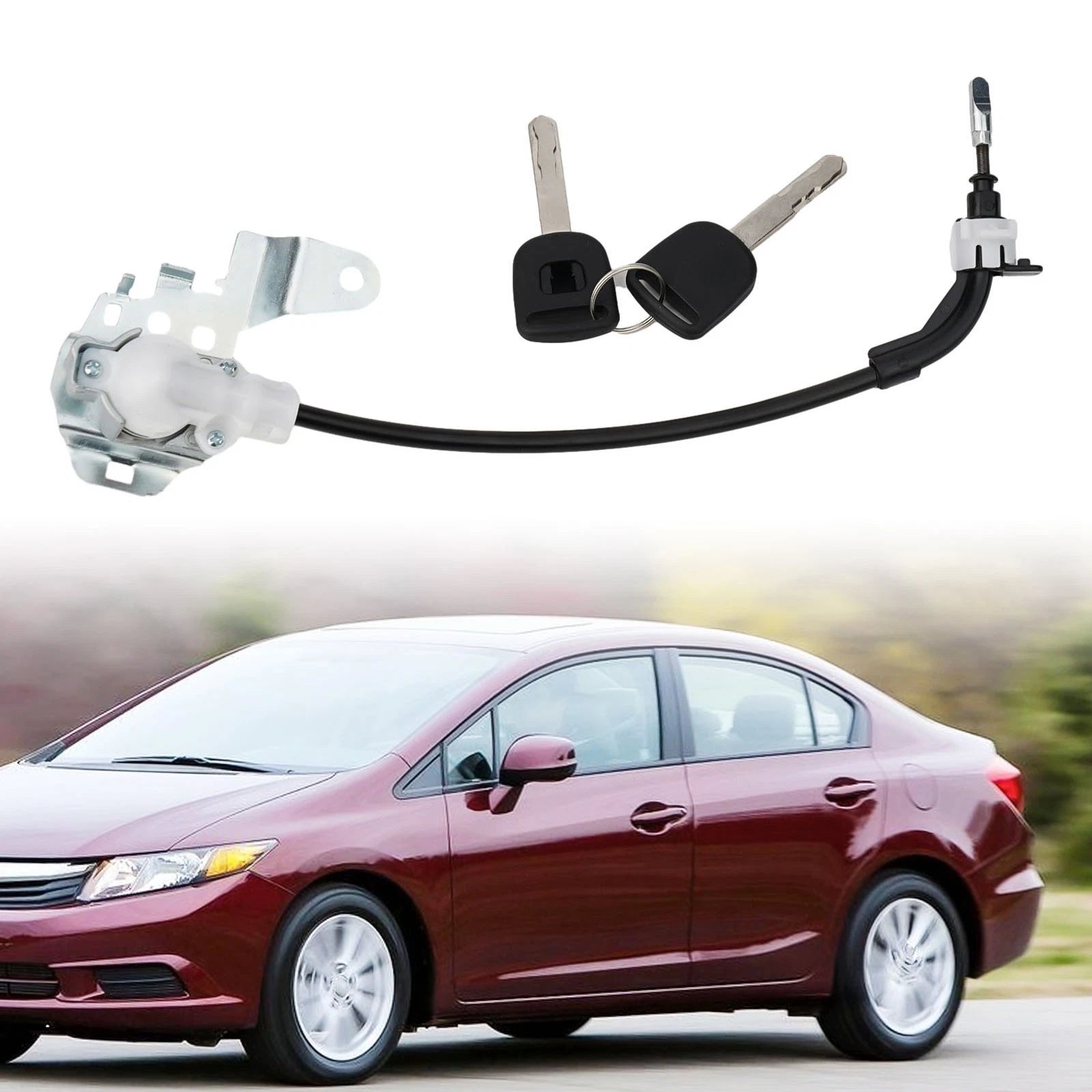Driver Door Lock Cylinder & Keys for Honda Civic (2006–2011)