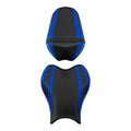 Driver & Passenger Seats for Suzuki GSXR1000 (2009–2016) - Black Blue