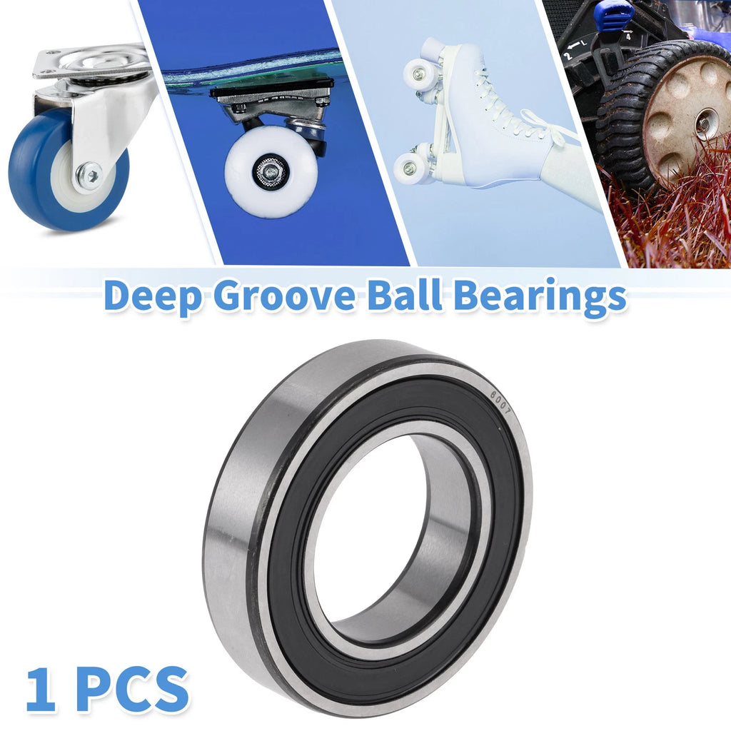 6007DDU Deep Groove Ball Bearing for Scooter Skateboard Wheel (35x62x14mm)
