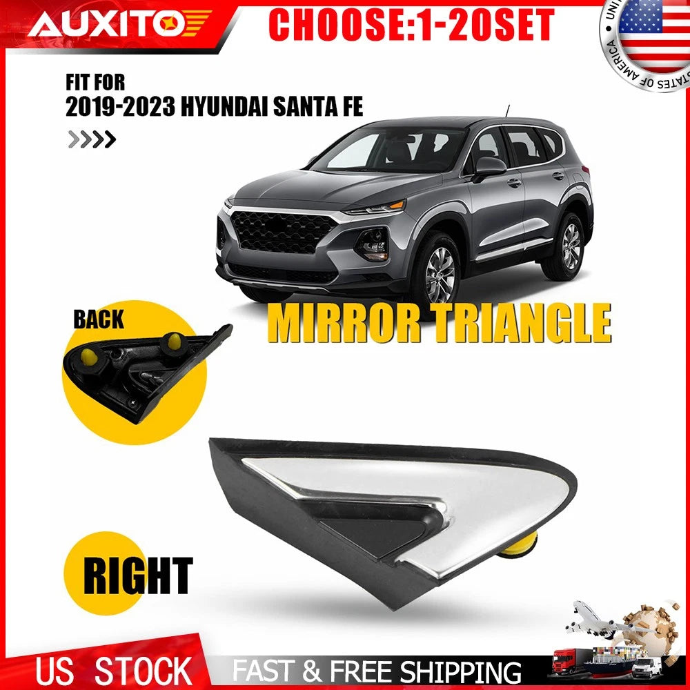 Passenger Mirror Corner Fender Molding for Hyundai Santa Fe (2019–2021)