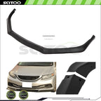 Matte Black Front Bumper Lip for Honda Civic Sedan (2013–2015)