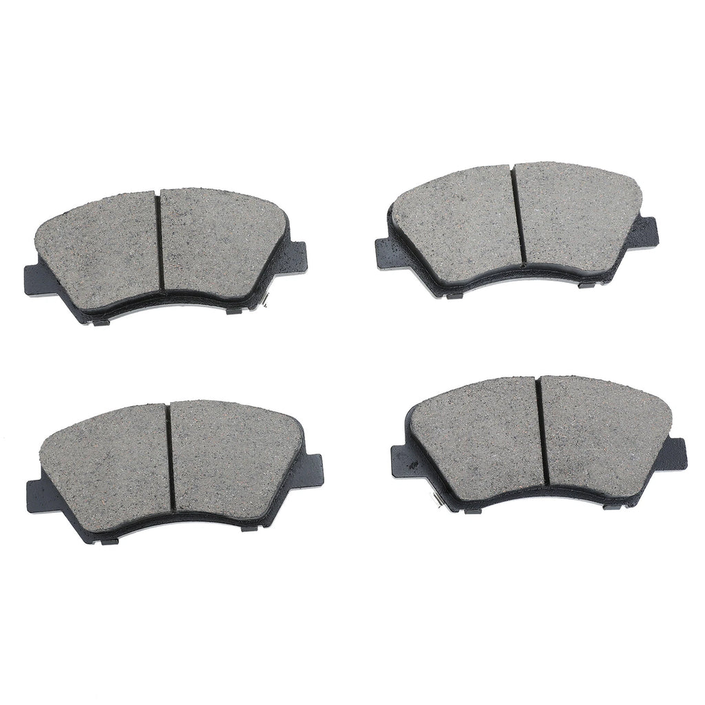 Set of 4 Front Ceramic Brake Pads for Hyundai Elantra (2011–2016) Kia Forte (2014–2016)
