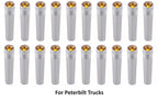 Amber Toggle Switch Extension 2-1/4 Inch Chrome Metal for Peterbilt (1950–2025)