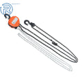 2 Ton Manual Chain Hoist with 2 Hooks and 10' Lift Capacity
