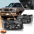 Upper Headlight/Lamp Clear Side Corner for Chevy Silverado/Avalanche (2003–2006)