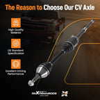 Front Right CV Axle Shaft NCV11045 for Ford Explorer (2015–2016)