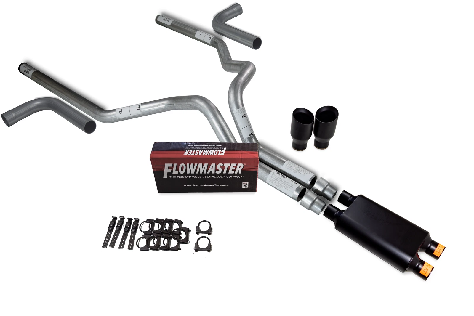 Flowmaster Super 40 Dual Exhaust for Chevy GMC 2500 (2000–2006)