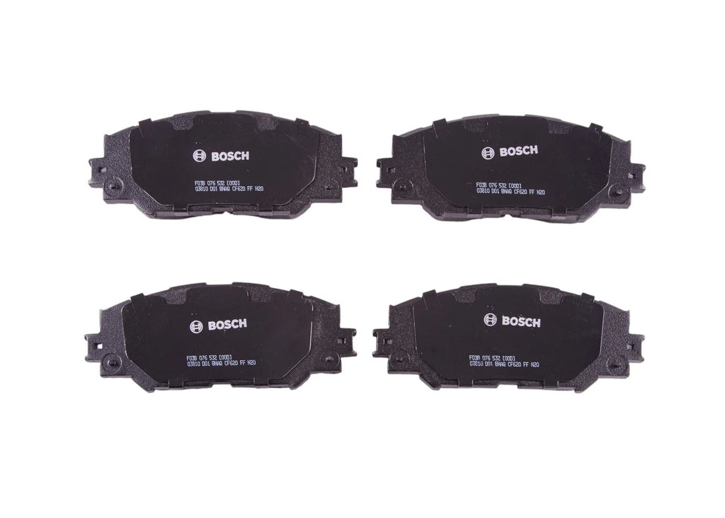 DuraGo Front Rotors & Bosch QuietCast Ceramic Brake Pads for Prius V xB (2012–2015)