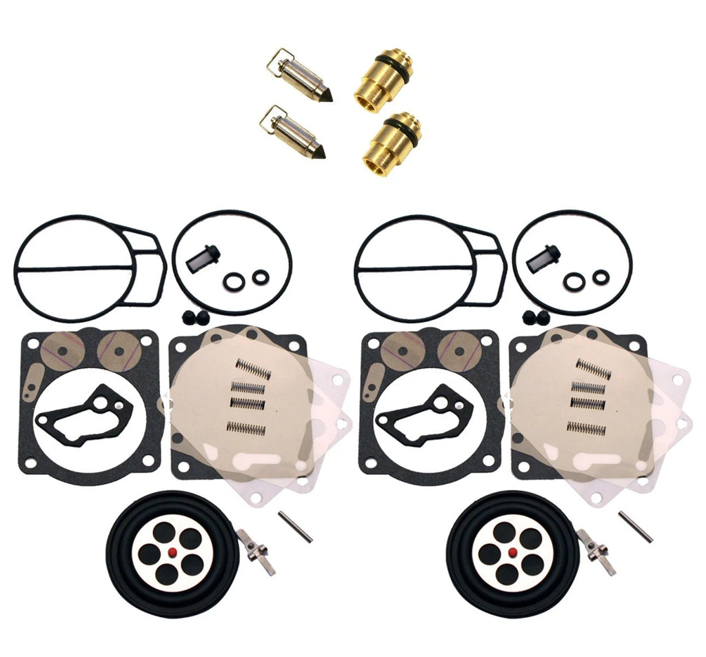 Dual Mikuni Super BNI SBNI Carburetor Rebuild Kit for SeaDoo 947 951 (2000–2003)