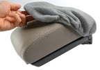 Fleece Console Lid Armrest Cover for Hyundai Tucson (2005–2009) Gray