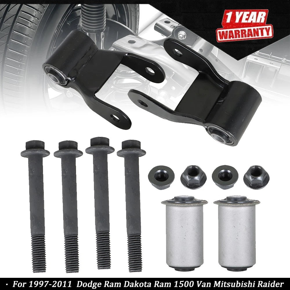 Set of 2 Rear Leaf Spring Shackles for Dodge Ram (1997-2011)