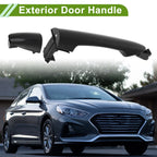 Exterior Door Handle for Kia Picanto (2011–2016) Black Rear Left