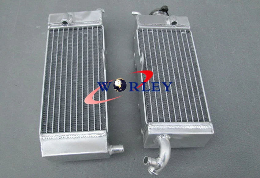 Aluminum Radiator & Blue Hoses for Yamaha YZ250 WR250 (1990-1991)