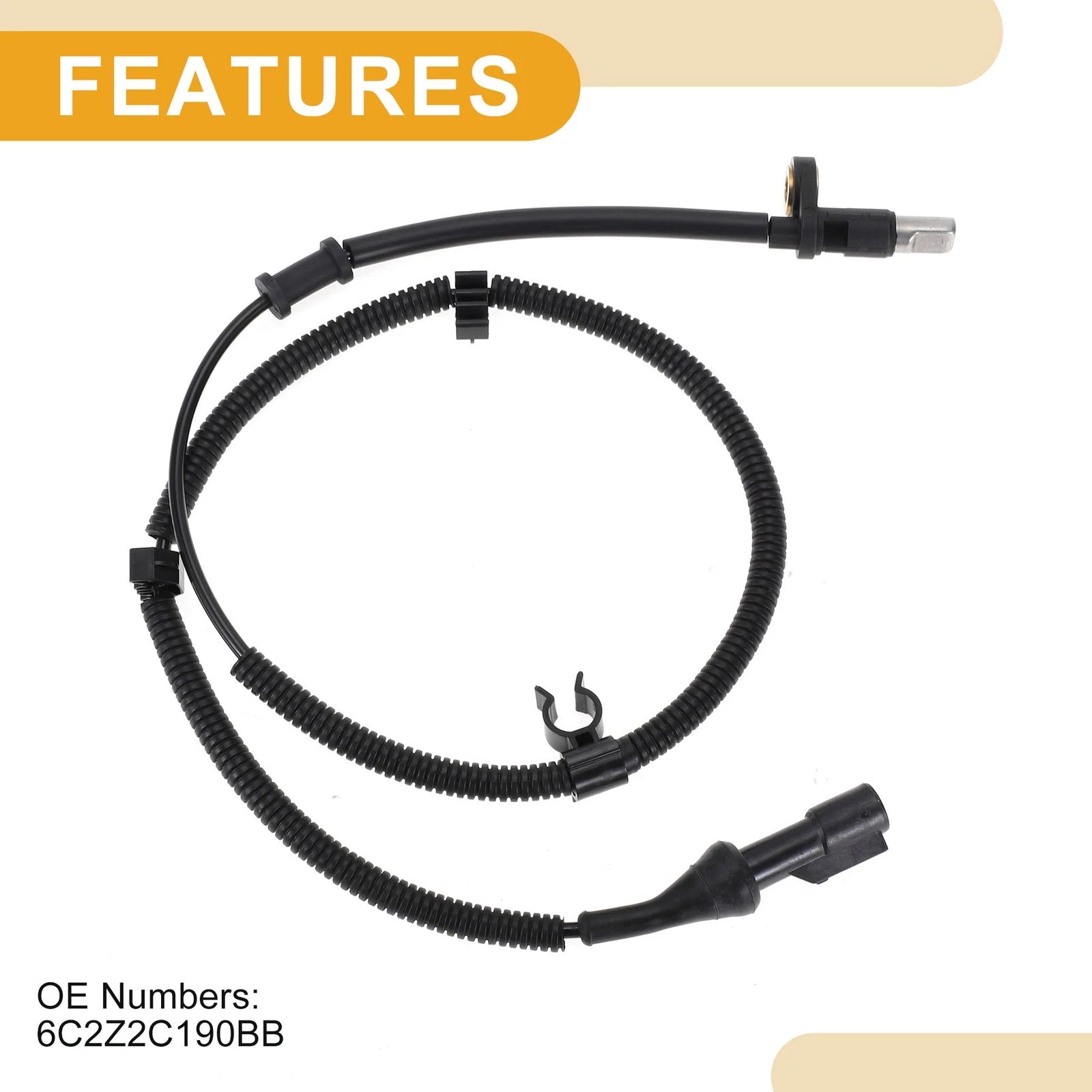 ABS Wheel Speed Sensor No.6C2Z2C190BB for Ford E-250 (2006–2007) Rear Right
