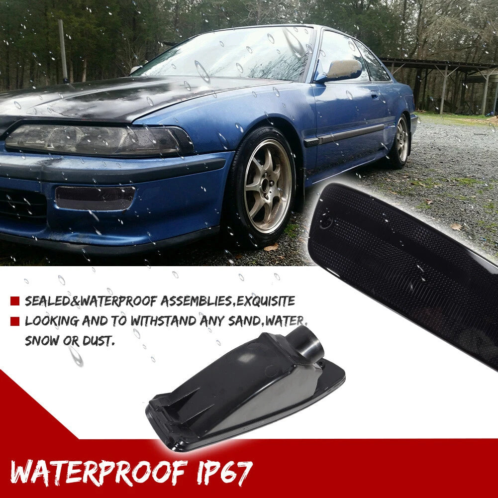 Smoked Lens Bumper Lights for Acura Integra (1992–1993)