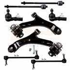Set of 8 Front Lower Control Arms Tie Rods Sway Bars for Ford Mustang (2005–2006)